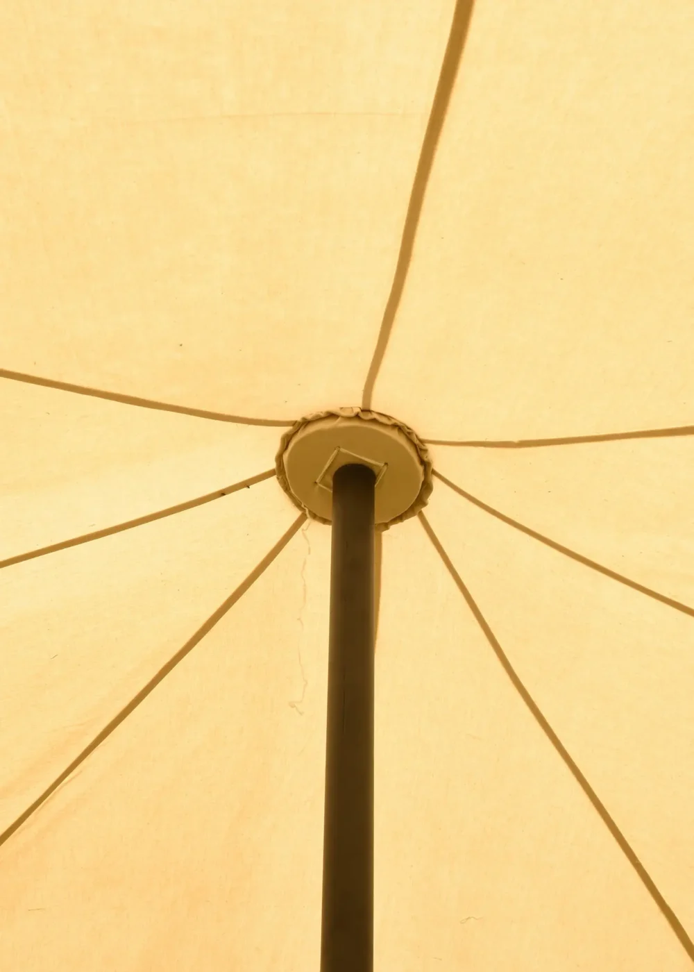 Ritterzelt Herold, 6 x 6 m, 425 gsm, naturfarben – Bild 5
