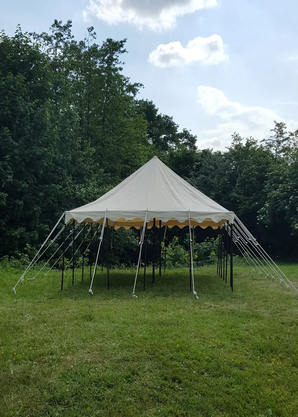 Ritterzelt Markward, 6 x 4 m, 425 gsm, natur – Bild 3