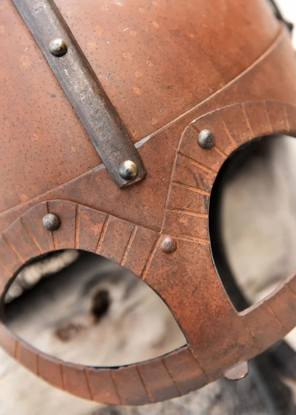 Der Gjermundbu Helm mit vernieteter Brünne, 2 mm Stahl – Bild 11